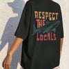T-shirt requin « Respectez les locaux » 