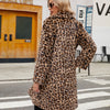 Foxy  Leopard Print Imitation Fur  Coat