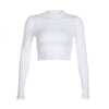 Basic Energy Langarm-Crop-Top
