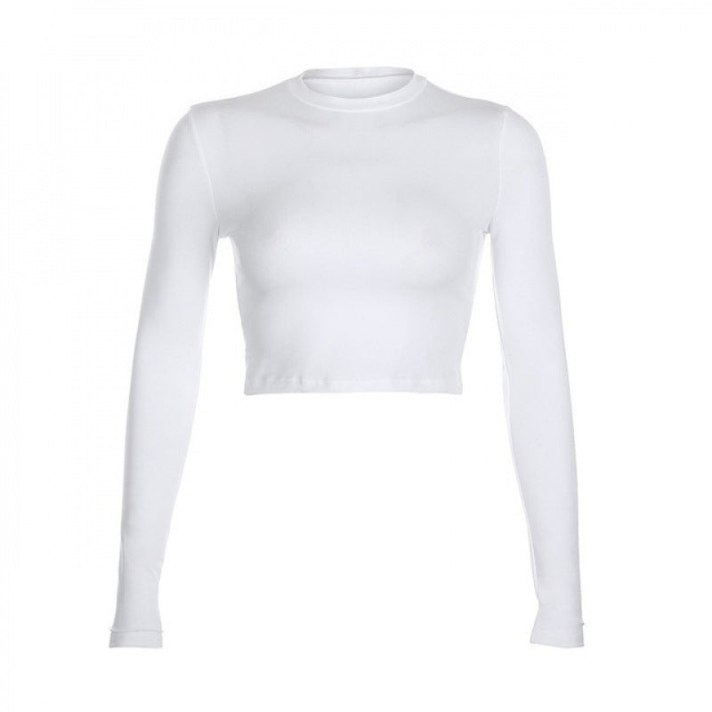 Basic Energy Langarm-Crop-Top