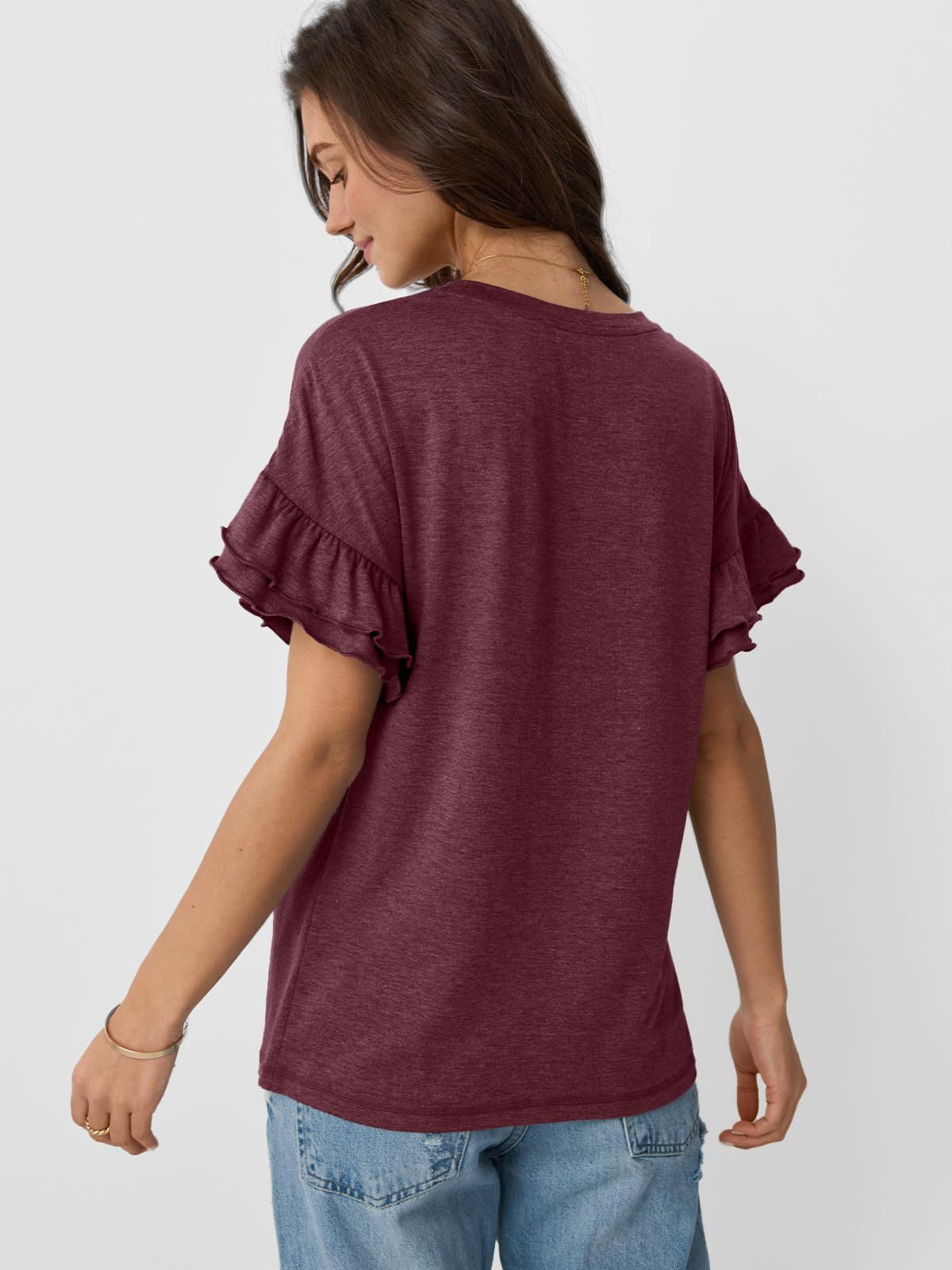 Calm Edge Ruffle Tee