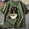 T-shirt graphique Noodle Meowster 
