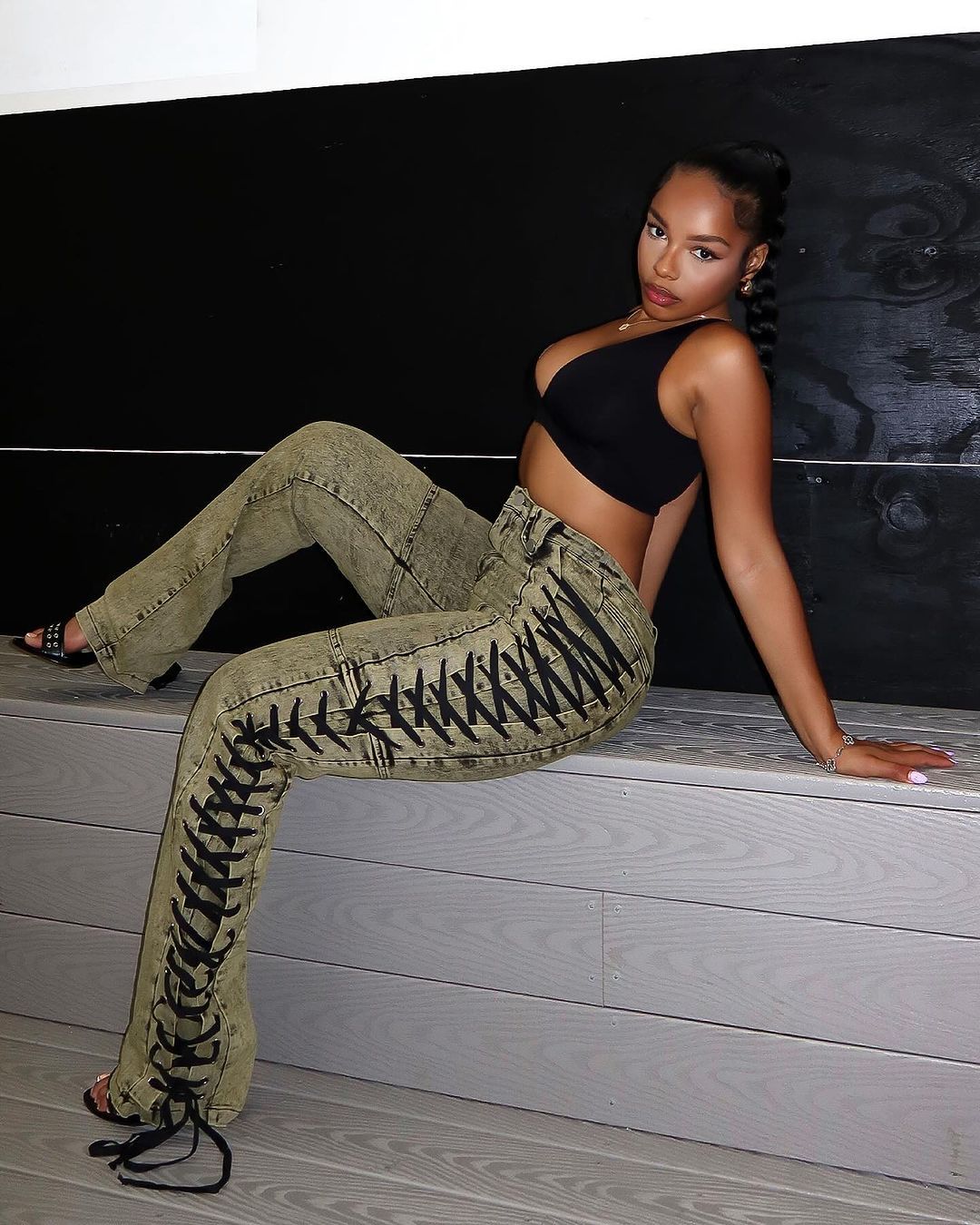 Reap The Cage Schnürjeans 