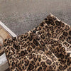 Fenty Leopard Print Ruffle Hem Mini Skirt