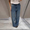 Pearl Play Straight-Leg Jeans 