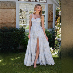 Blue Hour Chiffon Slip Dress