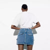 Raven  Denim Mini Skirt