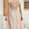 Vintage Fleur Midi Dress"