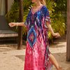 Seaside Vacation Maxi Boho Dress