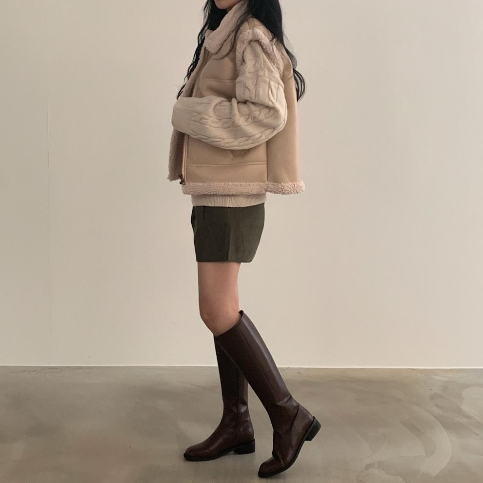 Dongdaemun Spot Chic Fur Coat