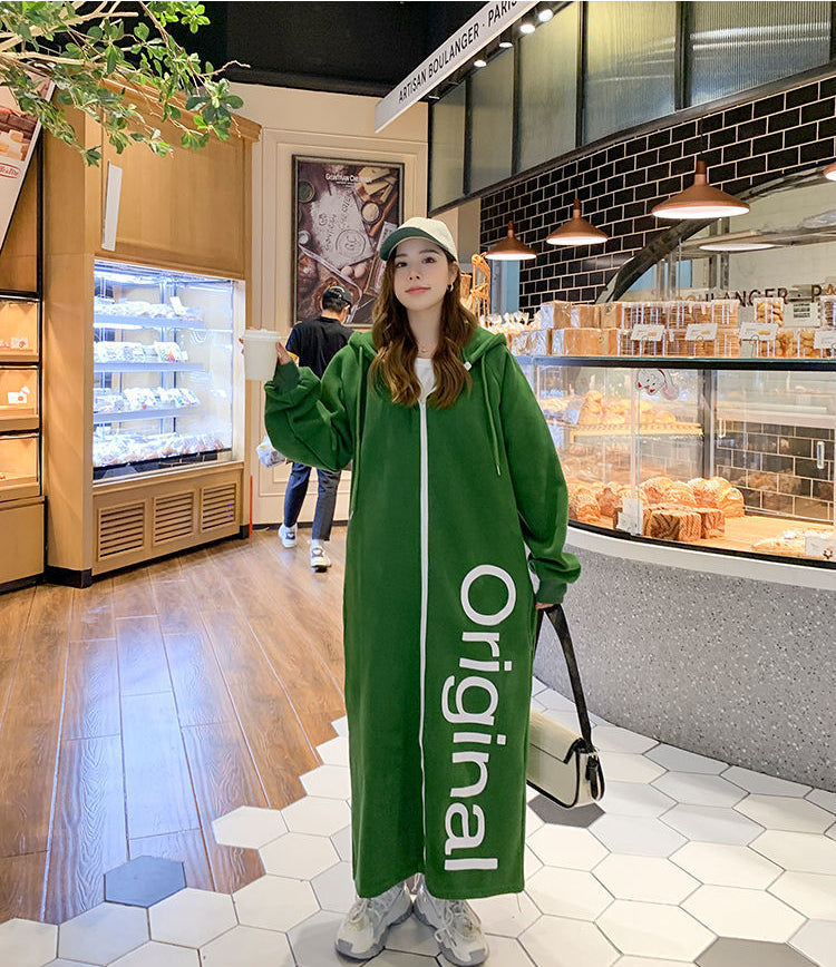 Robe cardigan à capuche oversize doublée de polaire Cloud Nine