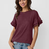 Calm Edge Ruffle Tee