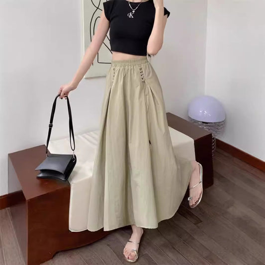 Minimalist Casual Maxi Skirt