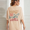 T-shirt requin « Respectez les locaux » 