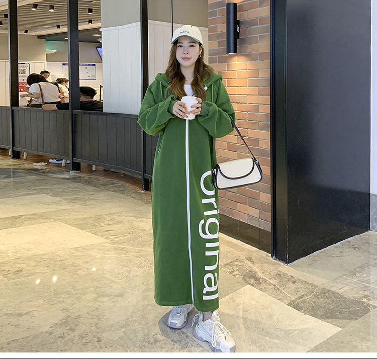 Robe cardigan à capuche oversize doublée de polaire Cloud Nine