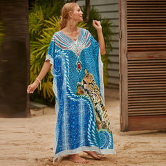 Seaside Vacation Maxi Boho Dress