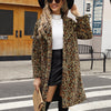 Foxy  Leopard Print Imitation Fur  Coat