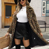 Foxy  Leopard Print Imitation Fur  Coat