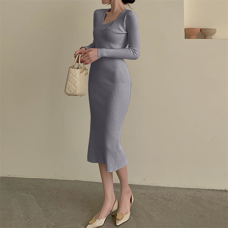 Ivanna Knit Layered Dress Set