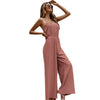 Terracotta Luxe Drape Strapless Jumpsuit