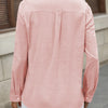 Chic Cotton Button-Up Loose Shirt