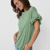Calm Edge Ruffle Tee