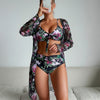 Sexy Bikini-Sets mit mehrfarbigem Print 