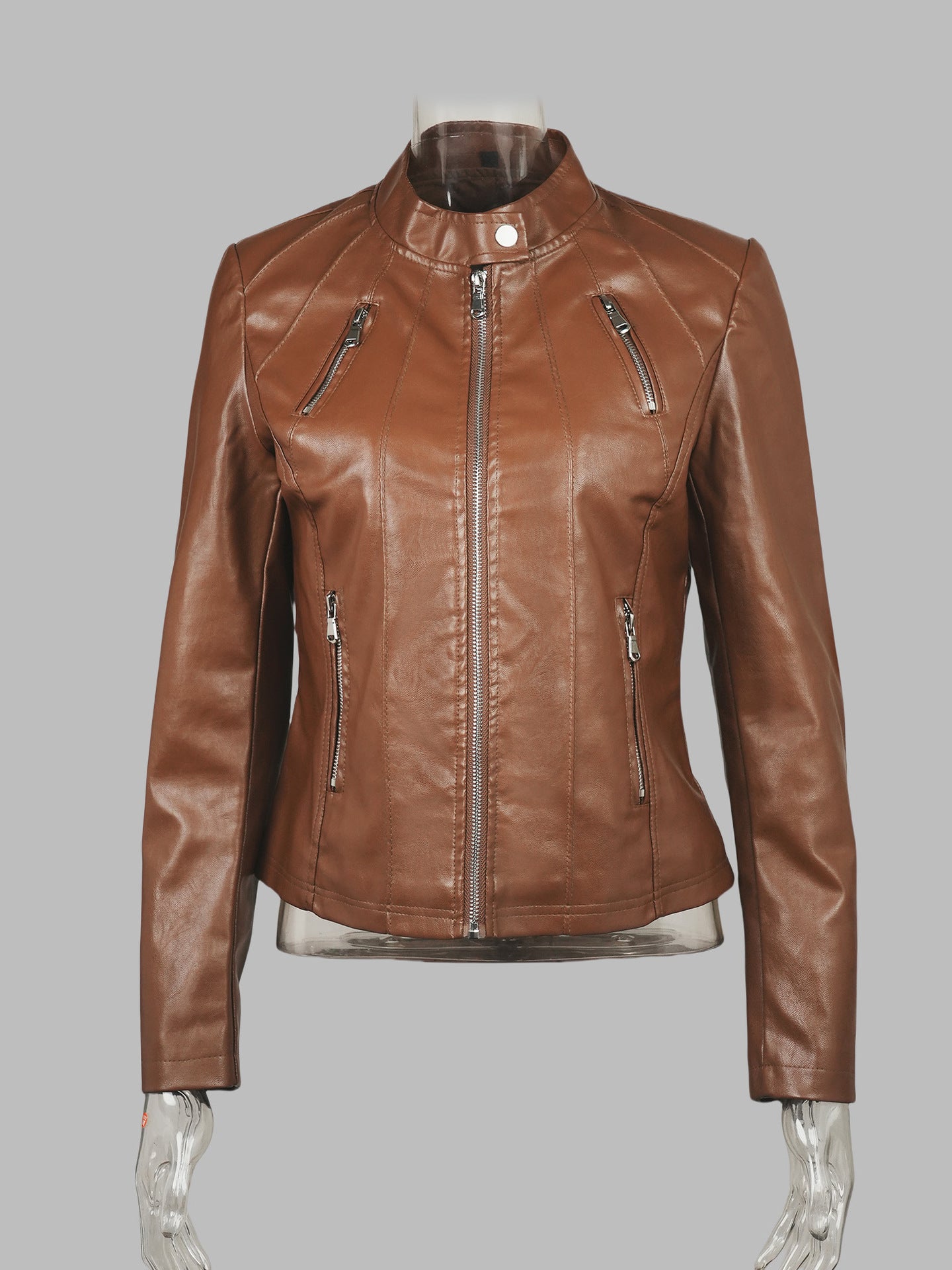 European And American Leather Jacket
