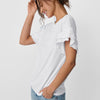Calm Edge Ruffle Tee