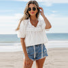 Boss Flow Ruffle Blouse