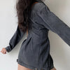 Buttoned Up Babe Denim Mini Dress