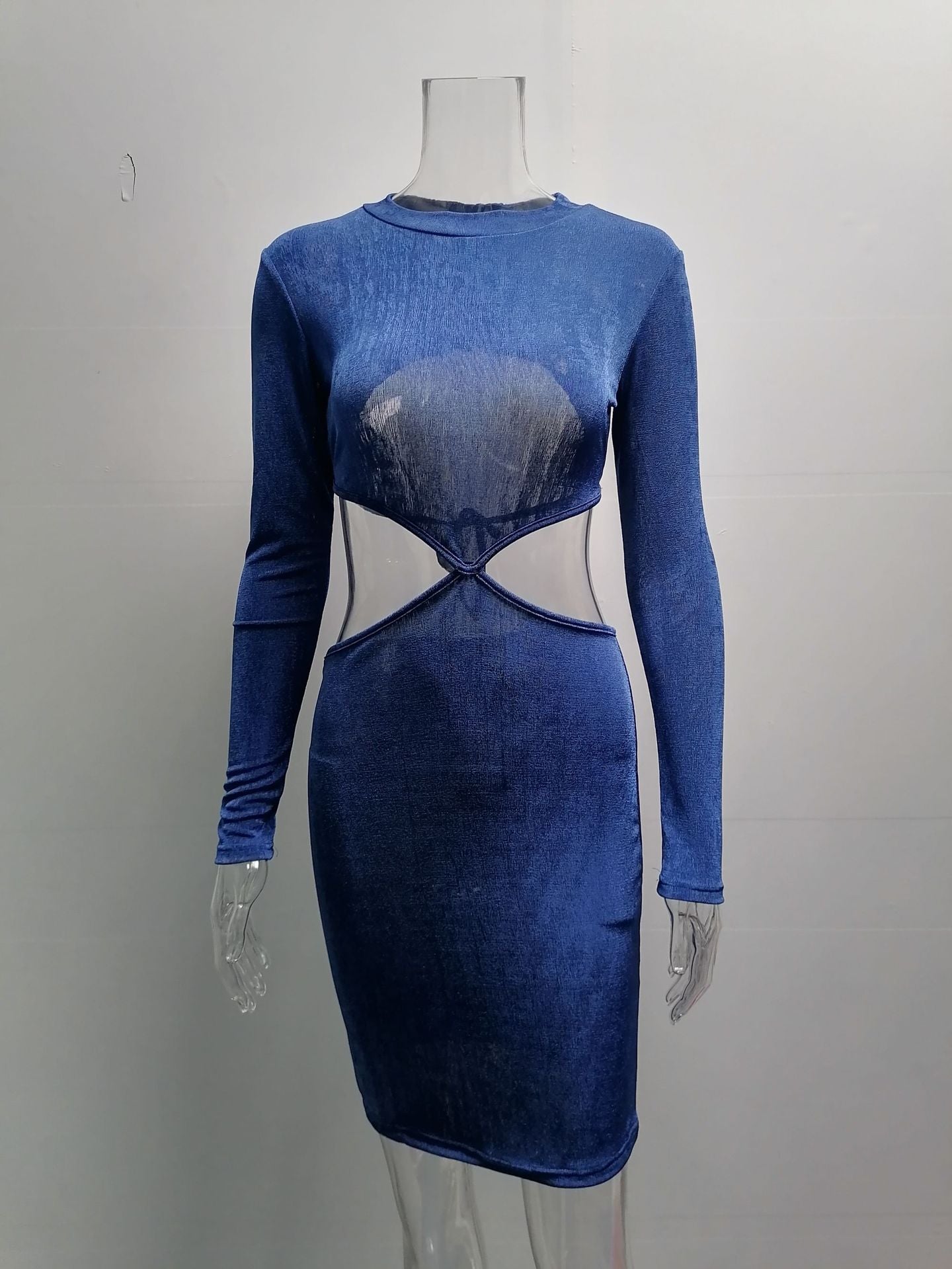 Sexy Backless Bandage Mini Dress – Trendy Hollow-Out Summer Style