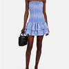 Y2K trägerloses plissiertes Minikleid