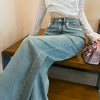 Playful & Trendy Wide-Leg Cropped Jeans