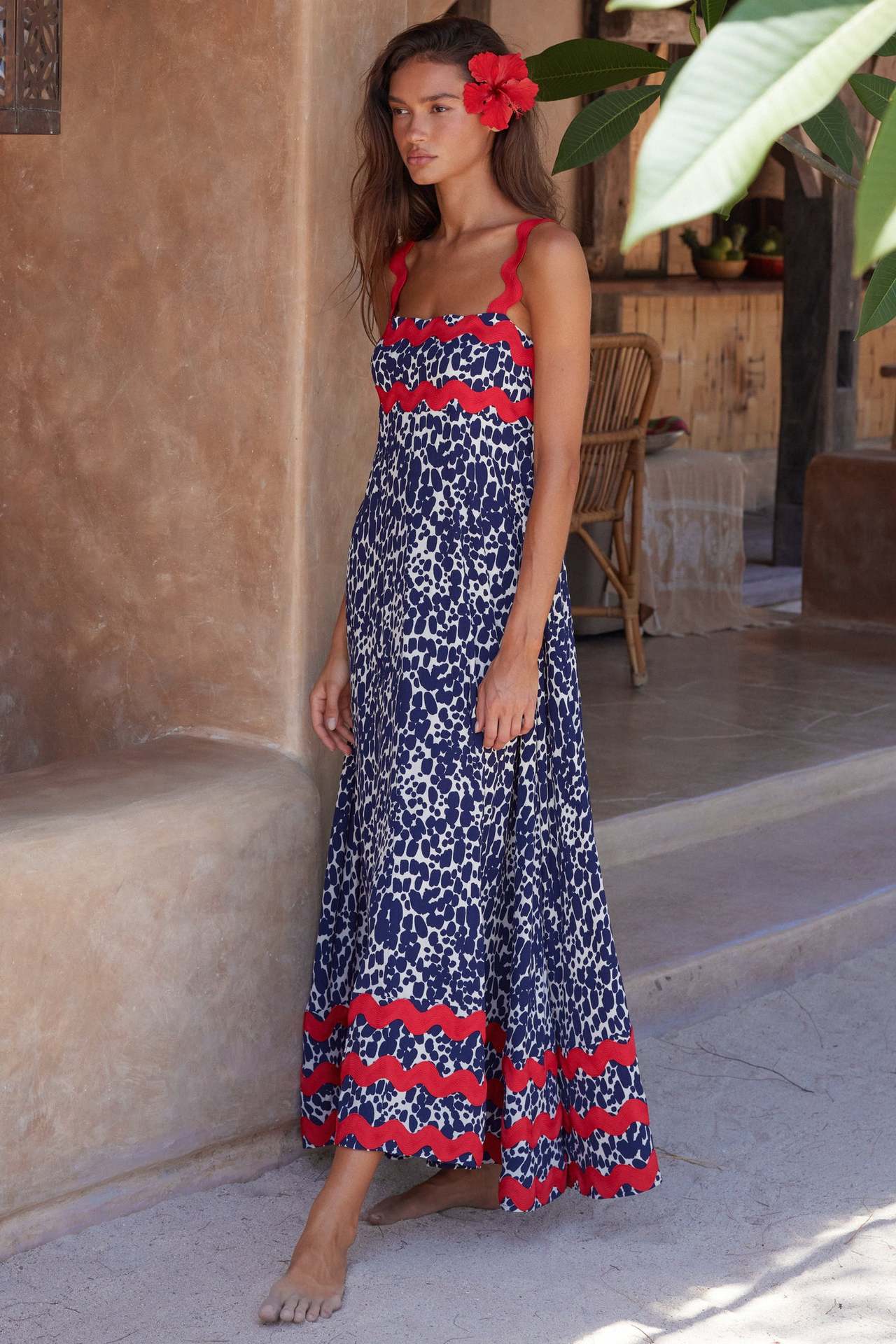 Jessica Floral Wave Trägerrock