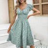 Vintage Fleur Midi Dress"
