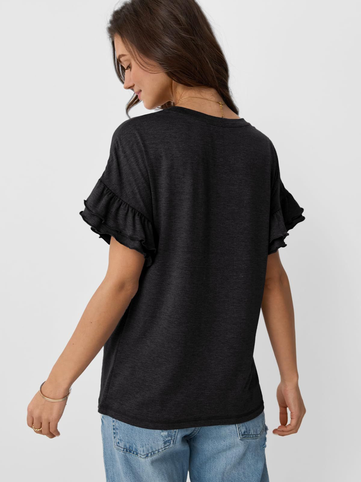 Calm Edge Ruffle Tee