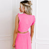 Blush Charm Ruffle Two-Piece Set