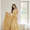 Golden Petal Dress