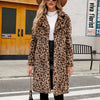Foxy  Leopard Print Imitation Fur  Coat
