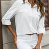 Chic Cotton Button-Up Loose Shirt