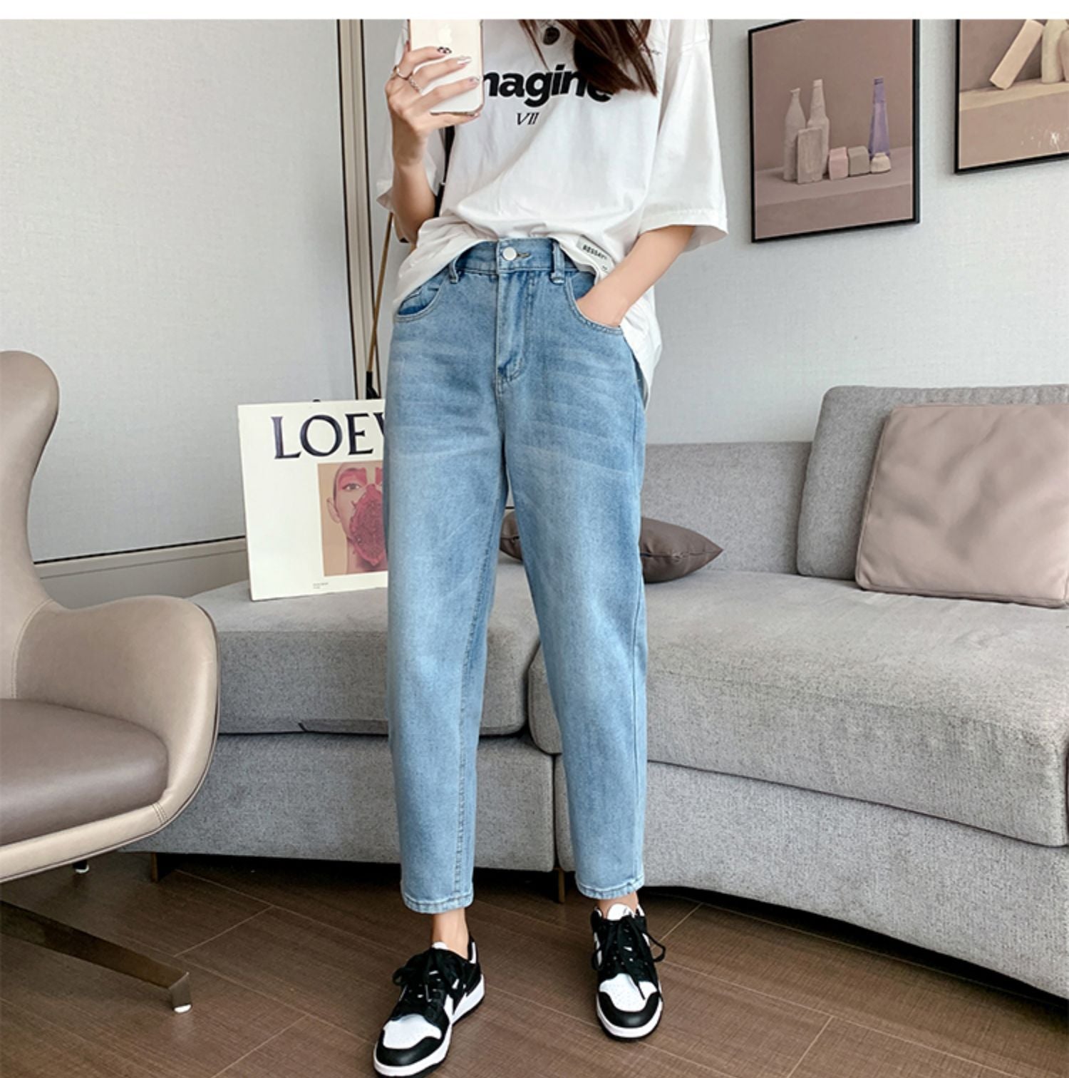 Harem Relaxed Fit Jeans