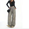 Leopard Legacy Line Wide-Leg Pants