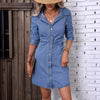 Primrose Desire Vintage Denim Midikleid