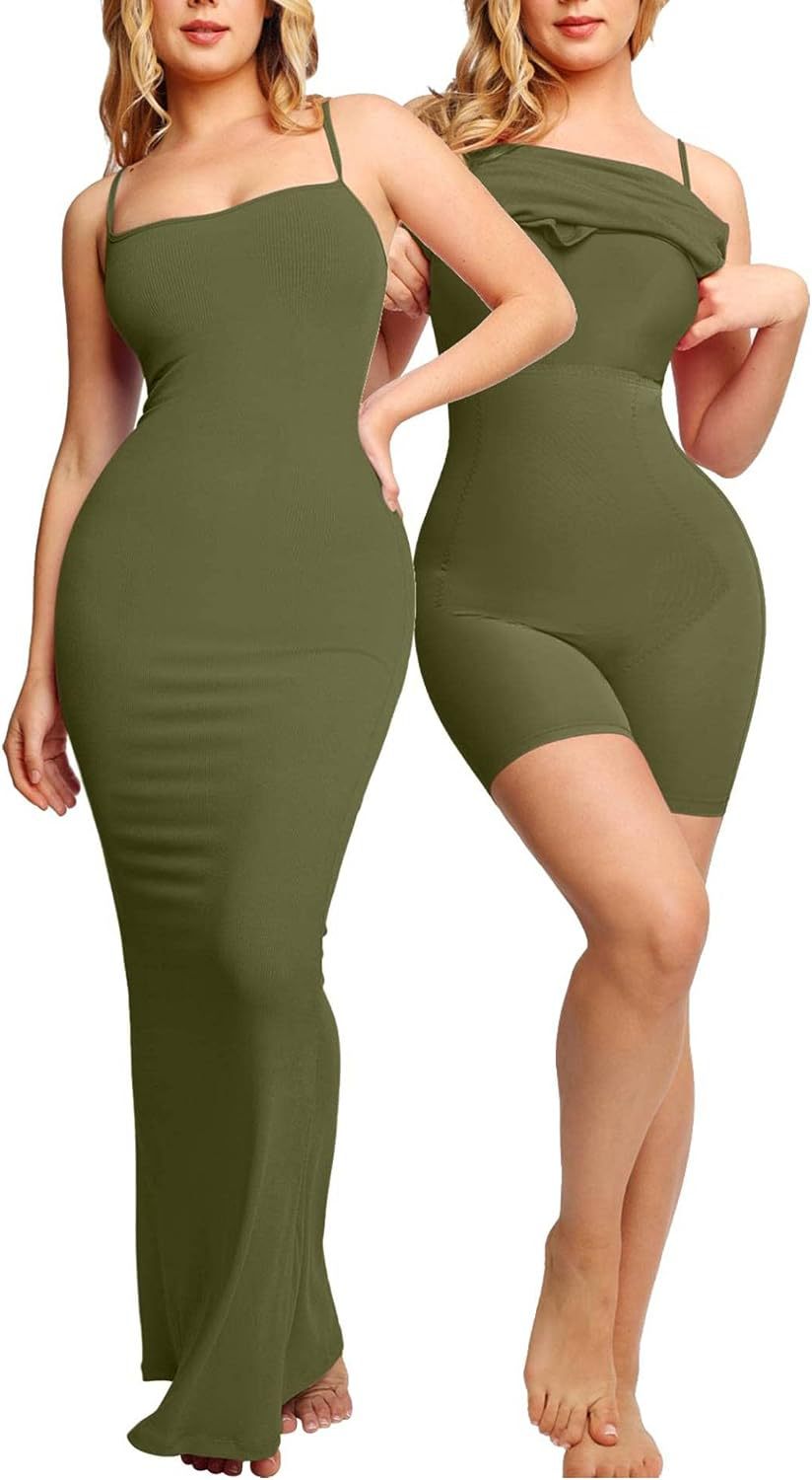 Curve Architect – Shapewear Sculpting Romper Dress with Chest Pads