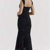 Elegantes schulterfreies Tube-Top-Fishtail-Kleid