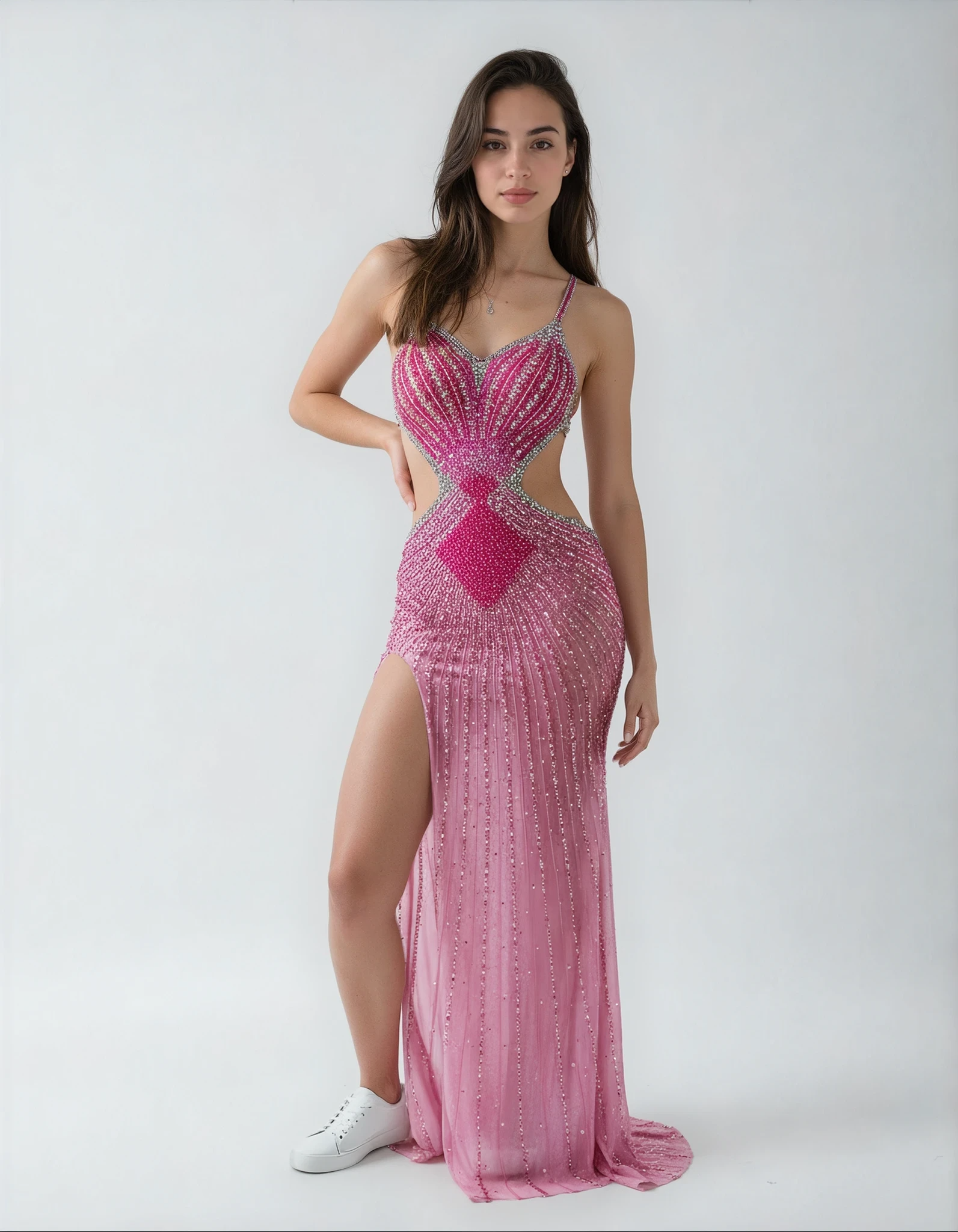 Rhinestone Siren Dress"