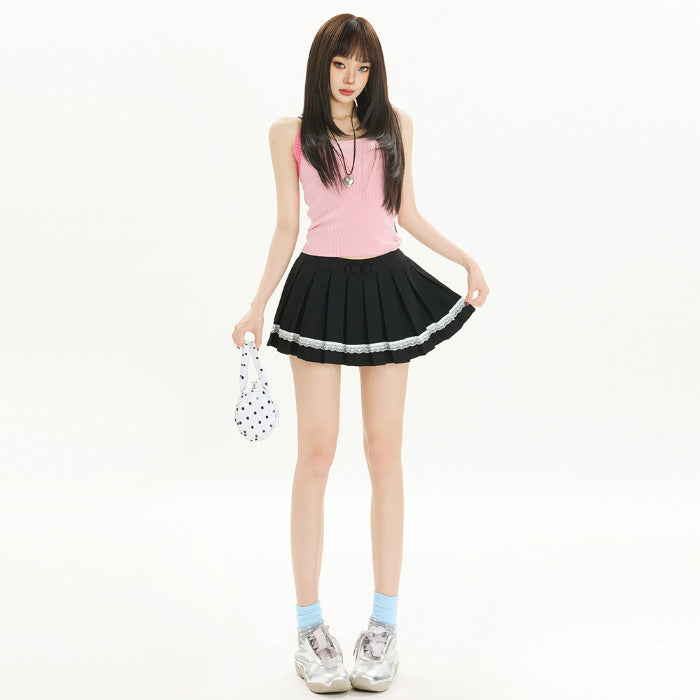 Jennifer Pleated Mini Skirt