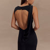Robe longue dos nu insaisissable et aérée
