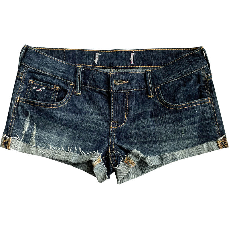 Glänzende Stretch-Shorts